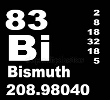 BI BISMUTH BI BISMUTH