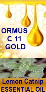Ormus Minerals Ormus C 11 Gold LEMON CATNIP Essential Oil