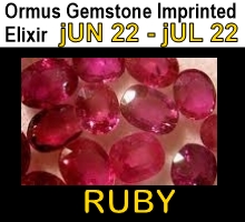 Ormus Minerals Gemstone RUBY Ormus Minerals Gemstone RUBY