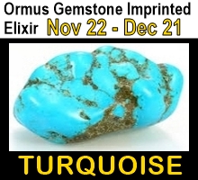 Ormus Minerals Gemstone TURQUOISE