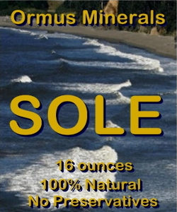 Ormus Minerals Himalayan Crystal Salt SOLE Ormus Minerals Himalayan Crystal Salt SOLE