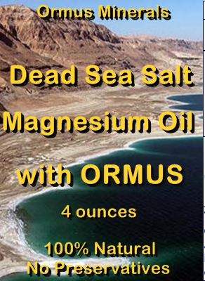 Ormus Minerals -Dead Sea Salt Magnesium Oil with ORMUS Ormus Minerals -Dead Sea Salt Magnesium Oil with ORMUS