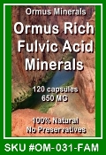 Ormus Minerals Supplemen Fulvic Acid Minerals