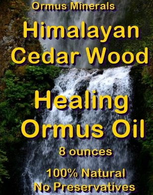 Ormus Minerals Himalayan Cedar Wood Healing Ormus Oil bnr Ormus Minerals Himalayan Cedar Wood Healing Ormus Oil bnr