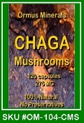 Ormus Minerals Supplemen CHAGA MUSHROOM 