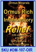 Ormus Minerals pain relief OM-107-OIR Ormus Minerals pain relief OM-107-OIR