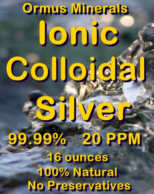 Ormus Minerals Ionic Colloidal Silver Ormus Minerals Ionic Colloidal Silver