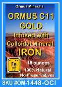 Ormus Minerals Ormus C11 Gold Infused CM IRON