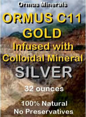 Ormus C11 Gold Infused with Colloidal Mineral Silver