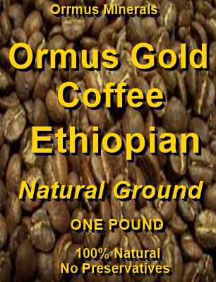 Ormus Gold Medium Roasted Coffee Ethiopian Natural Ground Ormus Gold Medium Roasted Coffee Ethiopian Natural Ground