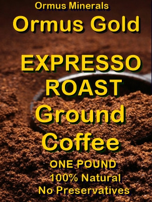 Ormus Gold Espresso Roast Ground Ormus Gold Espresso Roast Ground