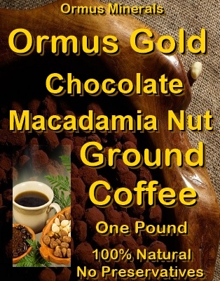 Ormus Mineerals Ormus Gold Chocolate Macadamia Nut Ground Ormus Mineerals Ormus Gold Chocolate Macadamia Nut Ground