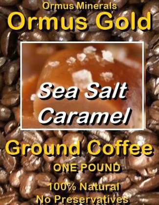 Ormus Minerals Ormus Gold Sea Salt Caramel Coffee Ground Ormus Minerals Ormus Gold Sea Salt Caramel Coffee Ground