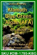 ormus Minerals Supplement Klamath Blue-Green Algae