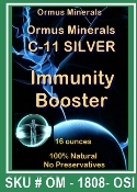 Ormus Minerals C-11 silver Immunity Booster Ormus Minerals C-11 silver Immunity Booster