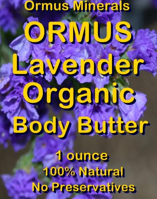 Ormus Minerals -Ormus Lavender Organic Body Butter Ormus Minerals -Ormus Lavender Organic Body Butter
