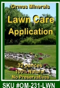 ormus Minerals lawn Care Application