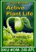 Ormus Minerals Plant PREP OM-240-APL Ormus Minerals Plant PREP OM-240-APL