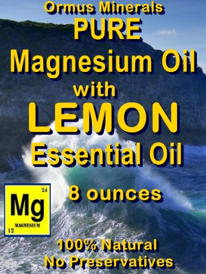 Ormus Minerals Pure Magnesium Oil with LEMON E O Ormus Minerals Pure Magnesium Oil with LEMON E O