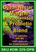 Ormus Minerals Supplemen Ocean Nectar Marine Phytoplankton Probiotic Blend