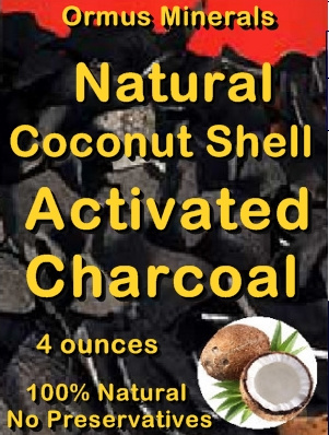 Ormus Minerals -Natural Coconut Shell Activated Charcoal Ormus Minerals -Natural Coconut Shell Activated Charcoal