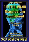 Ormus Minerals Restful Brain Magnesium Supplement