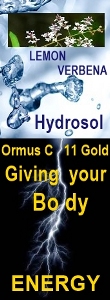 Ormus Minerals Ormus C 11 Gold LEMON VERBENA Hydrosol