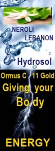 Ormus Minerals Ormus C 11 Gold NEROLI LEBANON Hydrosol
