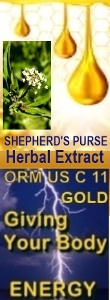 Ormus Minerals Ormus C 11 Gold SHEPHERD'S PURSE Extract